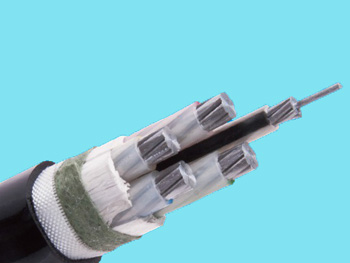 铝芯聚氯乙烯绝缘聚氯乙烯护套钢带铠装电力电缆